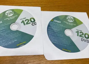 Zumba zin120 CD/DVD 세트