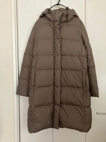 무인양품 롱 다운 코트