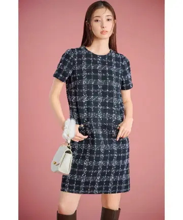 새상품 CELFORD 트위드 원피스