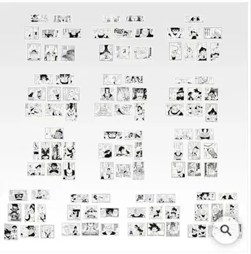 제일복권 드래곤볼 40th I상 장면 스티커 전 13종 컴플리트