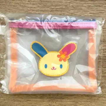 산리오 퓨로랜드 우사하나 메쉬 파우치