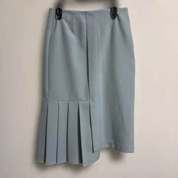 프리스 마트 밑단 플리츠 스커트