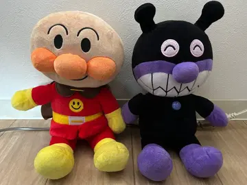 [ 새상품급 ] 호빵맨 세균맨 봉제 인형 세트