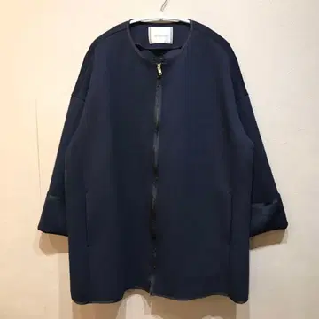 un dix cors 종이상자 노카라 코트 F 사이즈