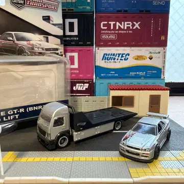 핫휠 닛산 GT-R (BNR34) 팀 트랜스포트
