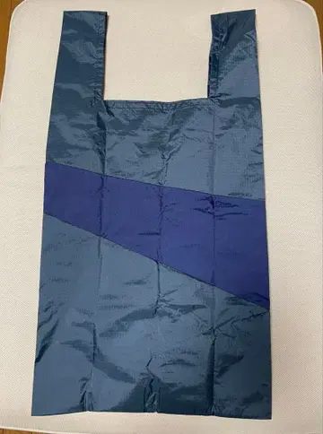 SUSAN BIJL 에코백 네이비 x 그레이