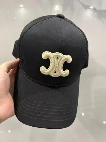 로고 야구 모자 블랙