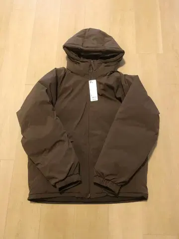 GU 웜 패디드 후드티