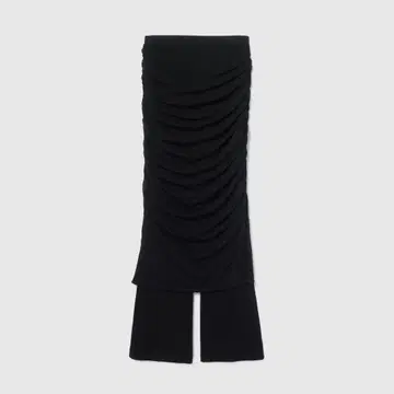 Basic Flare 하의 Layered 스커트 set