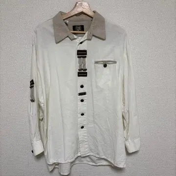 Trachten 긴팔 셔츠 화이트/베이지