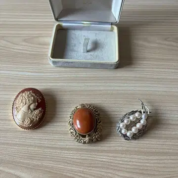 빈티지 브로치 세트 3점