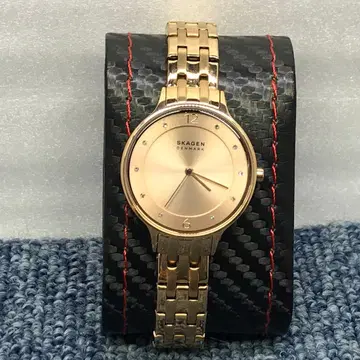 SKAGEN Anita 골드 아날로그 손목시계