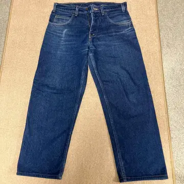 PRSN BLU 다크 블루 카고 데님 팬츠 W32