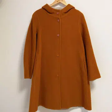 [ 새상품급 ] 롱 코트 캐러멜 양면 양모