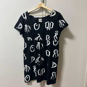 Cotton field by M.MAC 아트 프린트 반팔 원피스 S