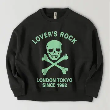 LOVER'S ROCK 맨투맨 블랙 그린