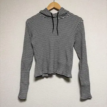 WHO'S WHO gallery 리브 보더 후드 상의