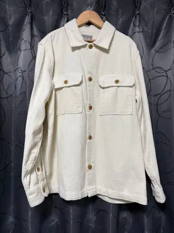 GAP 아이보리 코듀로이 커버올 XS