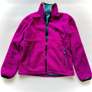 Patagonia 파타고니아 플리스 자켓 풀 집업 M 상당 퍼플