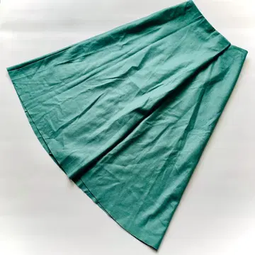 IENA 이에나 플레어 스커트 롱 울 사이즈 36 S 상당 그린