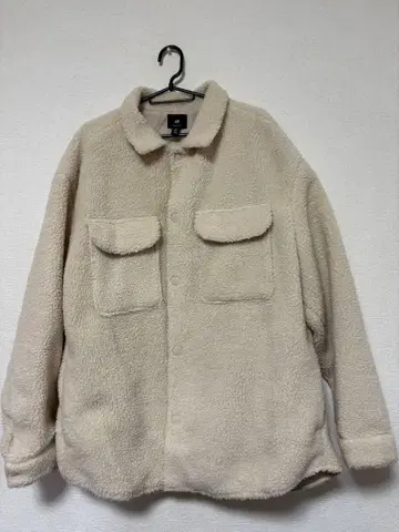 H&M 플리스 자켓 크림