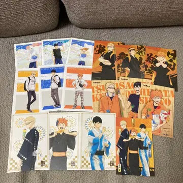 하이큐 엽서 히나타 쇼요 카게야마 토비오 츠키시마 케이