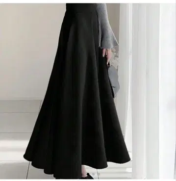 플레어 스커트 블랙 베이지 브라운 3세트