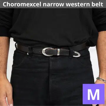 choromexcel narrow western belt /M/OVY