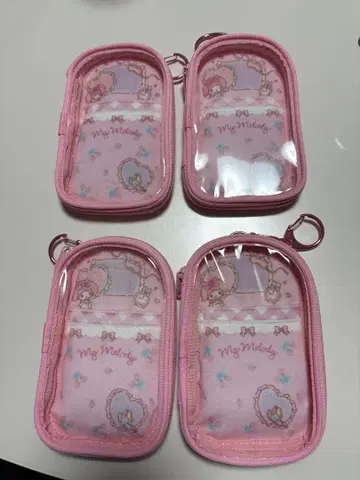 My Melody 파우치 4개 세트