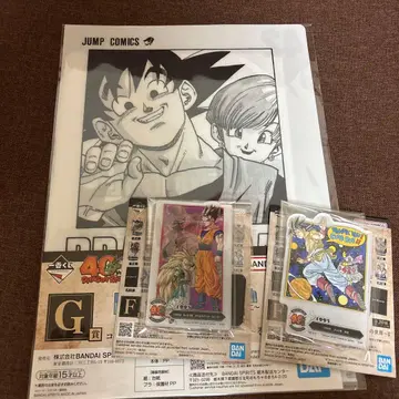 제일복권 드래곤볼 F상 ACLLECT G상 코믹스 클리어 파일