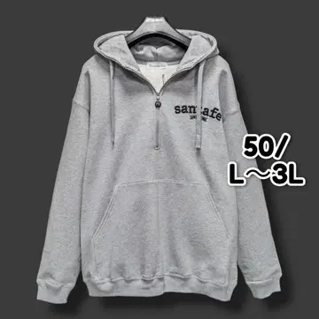 산타페 Santa Fe 풀오버 후드티 로고 자수 오버 사이즈 50 j3a