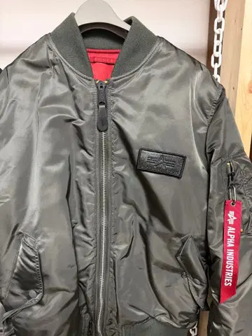 ALPHA INDUSTRIES 플라이트 자켓 L 사이즈 올리브