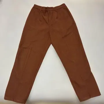 브라운 슬랙스 테이퍼드 니코앤드