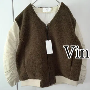 Vin 보아 자켓 카키 새상품 점퍼 보아