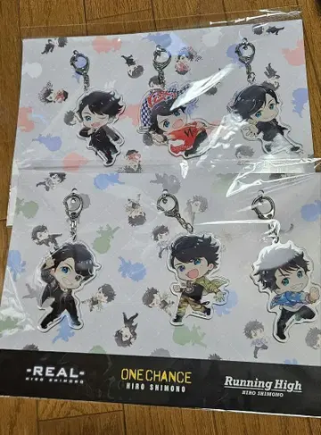 시모노 히로 전달 이벤트 SD 아크릴 키링 세트 A와 B