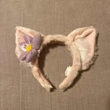 리나벨 고양이 귀와 꽃 머리띠
