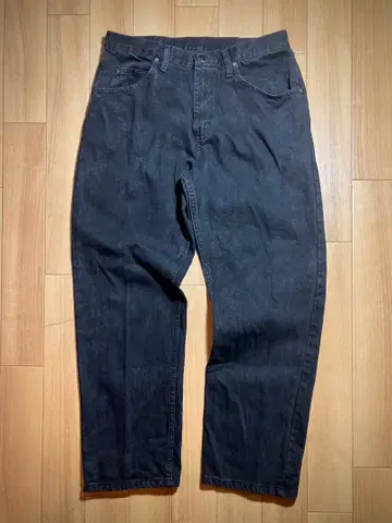 Wrangler 블랙 데님 팬츠