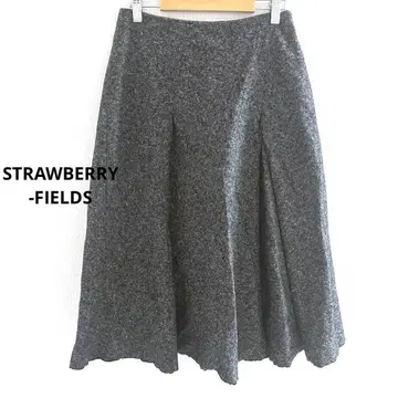 STRAWBERRY-FIELDS 울 스커트 스트로베리 필드