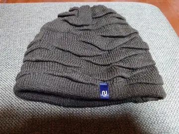 노구치 니트 주름 니트 모자 안감 포함 올리브