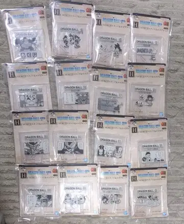 드래곤볼 제일복권 H상 MOKUJI 스탠드 16종 세트