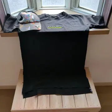 PLAYBOY 티셔츠 캡 세트