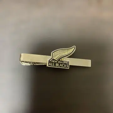 초레어! 럭비 ALL BLACKS 넥타이핀 실버
