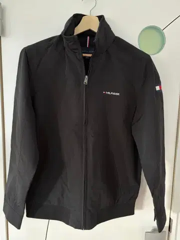 새상품급! TOMMY HILFIGER 나일론 자켓 블랙 L