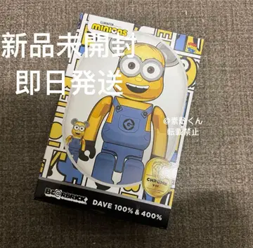BE@RBRICK DAVE CHROME Ver. 100% & 400%