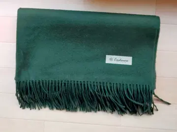 캐시미어 다크 그린 스톨