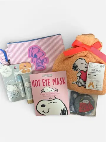 연말 한정 할인 PEANUTS 스누피 SNOOPY 복수 세트