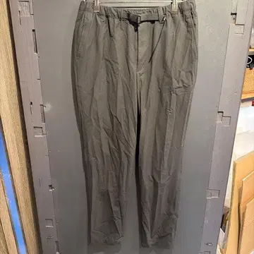 그레이 허리밴딩 이지 팬츠