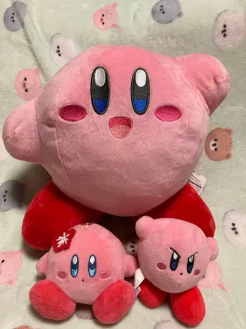 커비 봉제 인형 세트