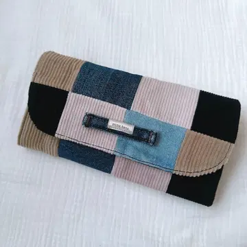 핸드메이드 데님 리메이크 장지갑 2