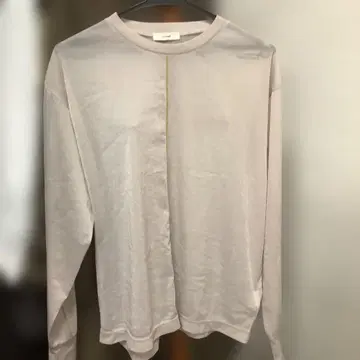 CLANE 긴팔 시어 블라우스 셔츠 F 사이즈 라이트 베이지